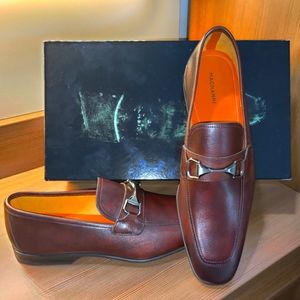 Magnanni 24185 Tazon Bit Loafers US Size:10 (Mid-Brown)